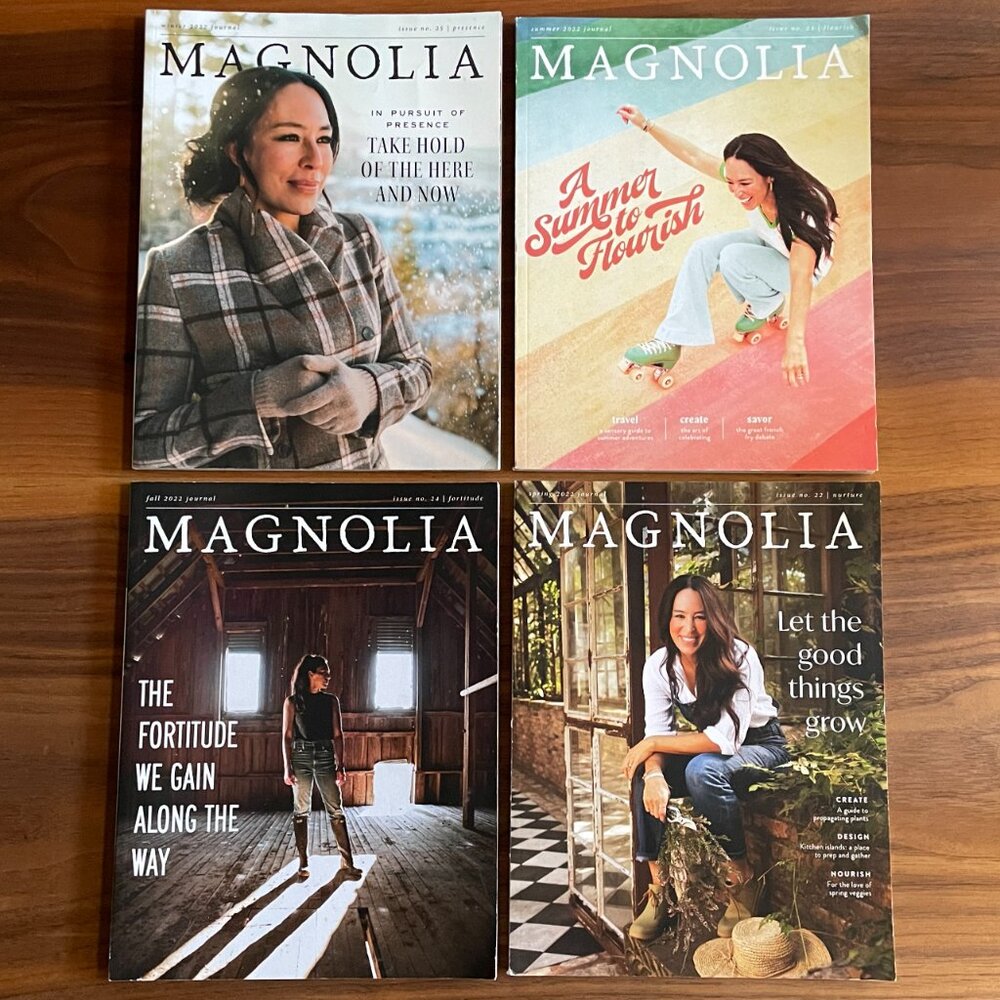 MAGNOLIA (4) 2022 HOME LIFESTYLE MAGAZINES - ALL 2022 ISSUES